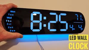 digital wall clock