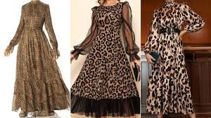 animal print dress